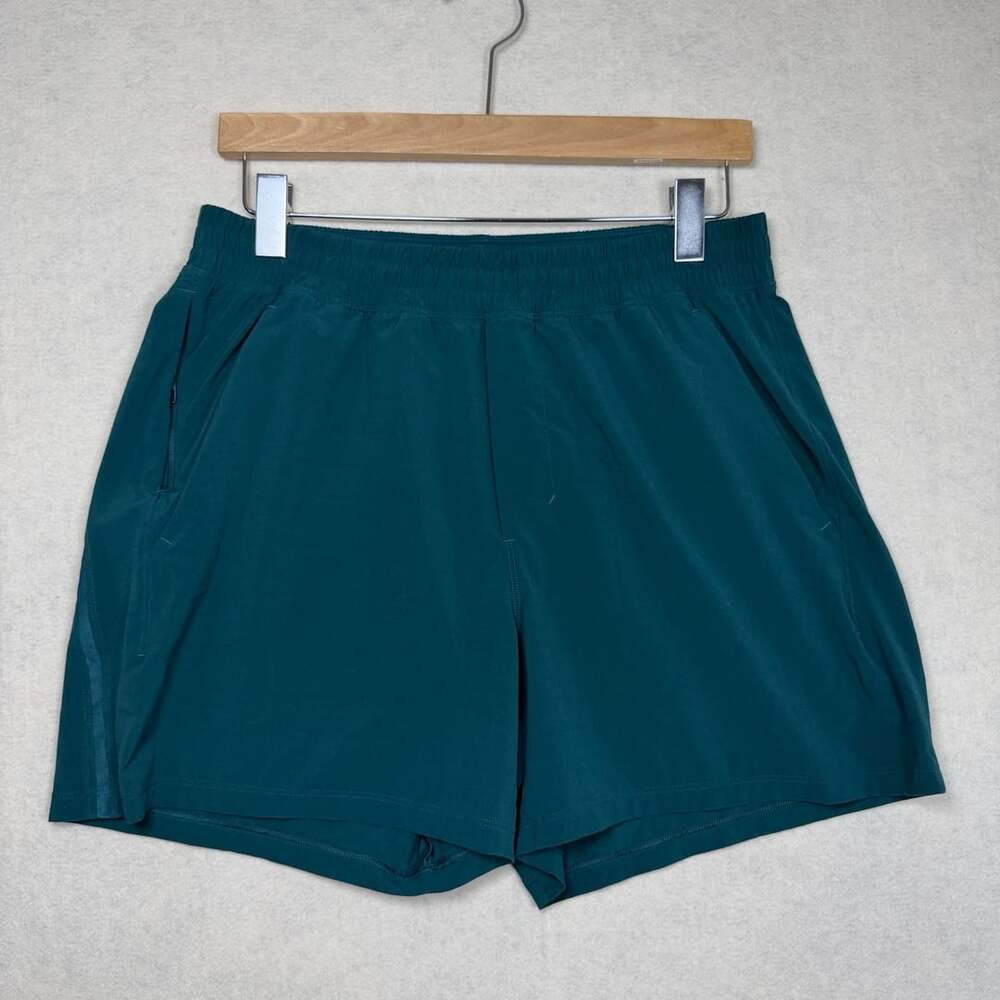 Lululemon Shorts Mens L Pace Breaker Short 5” Linerless Green Jasper